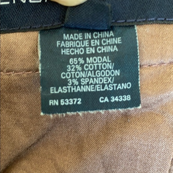 French Connection Caramel Cotton Strapless Dress - Picture 8 of 9